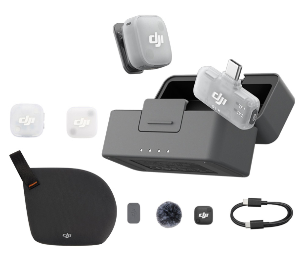 DJI Mic Mini 2 (1 TX + 1 Mobile RX + Etui ładujące) - 1517178 - zdjęcie
